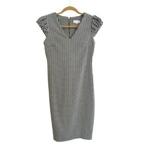 Classic Black and White Calvin Klein Dress